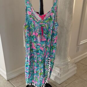 Lilly Pulitzer  Sleeveless Romper/Dress with Tassels